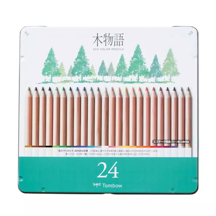 Tombow kynä Eco metallirasiassa 24kpl - Lyijykynät - TOM29301 - 1