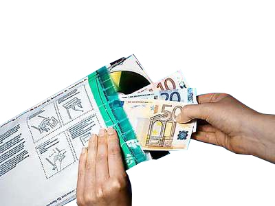 Turvapussi B4 255X355mm musta/valkoinen - Postituspussit- ja pakkaukset - 241801 - 1