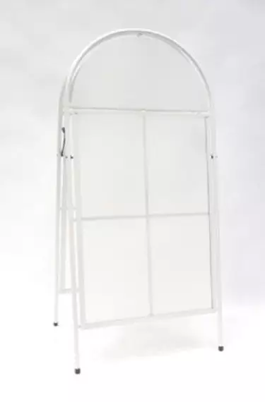 Ulkomainosteline 70x100cm kaarimalli valkoinen - Ulkomainostelineet ja tarvikkeet - 42007101 - 1