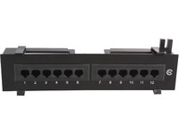 UTP Cat. 5e Patch panel,12port - Patch panels - PP-001 - 1