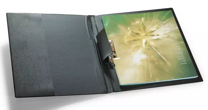 VIPUKAHVALLINEN KANSIO, SISÄTASKULLA MAX. 100 SIVUA - Kansiot - 223001 - 1