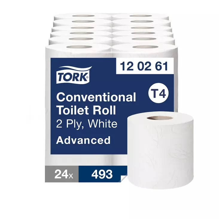 WC-paperi valk2-krs iso 67m/rl 24rl/skk - Wc- ja talouspaperit - 206351 - 1