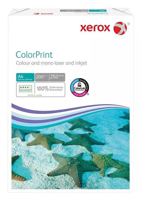 Xerox ColorPrint 200 g/m² A4, 250 arkkia - Valkoiset tulostuspaperit - 003R95411 - 1