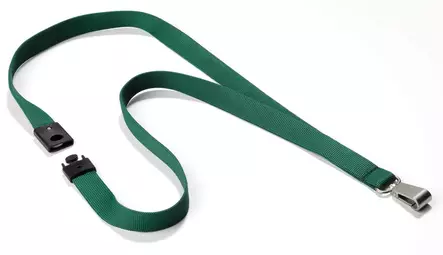 Kaulanauha Durable 8127 44 cm tummanvihreä, 10 kpl/pkt - Nimikortit, kongressineulat, kaulanauhat - 812732 - 1