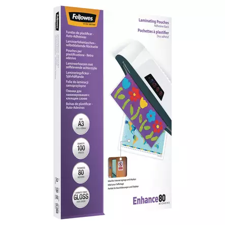 Laminointitasku A3 2x80mic tarra /100 - Kuumalaminointitaskut - 5302302 - 1