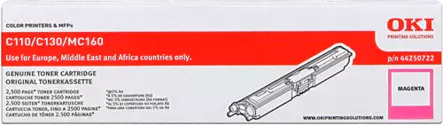 Oki C110/C130/MC160 magenta - Oki laserkasetit - 44250722 - 1