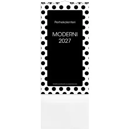 Perhekalenteri 2027 Moderni paperitaskulla - Seinäkalenterit - 10202 - 1