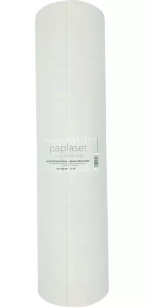 Tutkimuspöytäpaperi leveä 60cmx200m, 1 kpl=2 rullaa - Suojaliinat, pefletit, kasvopyyhkeet - 20822712 - 1