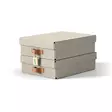 Säilytyslaatikko Leitz Puro M low 2kpl beige - Säilytyslaatikot, -kuutiot - 61480012 - 1