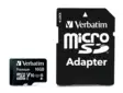 Micro SDHC Card 16GB Class 10 w/adaptor - Muistitikut, CD-, DVD-levyt - 44082 - 2