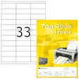 Monitoimitarra Topstick A4 33-osainen 70 x 25,4mm 100kpl - Paperitarra-arkit A5, A4 - 8702 - 1