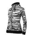 Naisten vetoketjullinen huppari CAMO C20 - Colleget ja hupparit - C203212 - 2