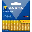 Paristo Varta Longlife AAA LR03/10KPL - Paristot, varavirtalähteet - 252062 - 3