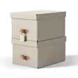 Säilytyslaatikko Leitz Puro M 2kpl beige - Säilytyslaatikot, -kuutiot - 61490012 - 1