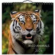 Seinäkalenteri 2026 Wild animals - Seinäkalenterit - 398092 - 1