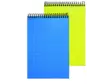 Taskulehtiö muovikansi A6/50 sininen/keltainen - Vihkot ja lehtiöt - 242072 - 1