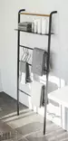 Tower teline Ladder hyllyllä musta - Yamazaki - YZ-3872 - 3