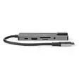 USB Telakointiasema USB 3.2 Gen 1 | USB-C™ Naaras | HDMI™ Ulostulo / RJ45 Naaras / SD / 2x USB-C™ / 3.5 mm naaras / 3x USB-A Naaras | 5 Gbps | 0.20 m | Pyöreä | Kullattu | PVC | Antrasiitti | - USB jakajat - CCBW64775AT02 - 1