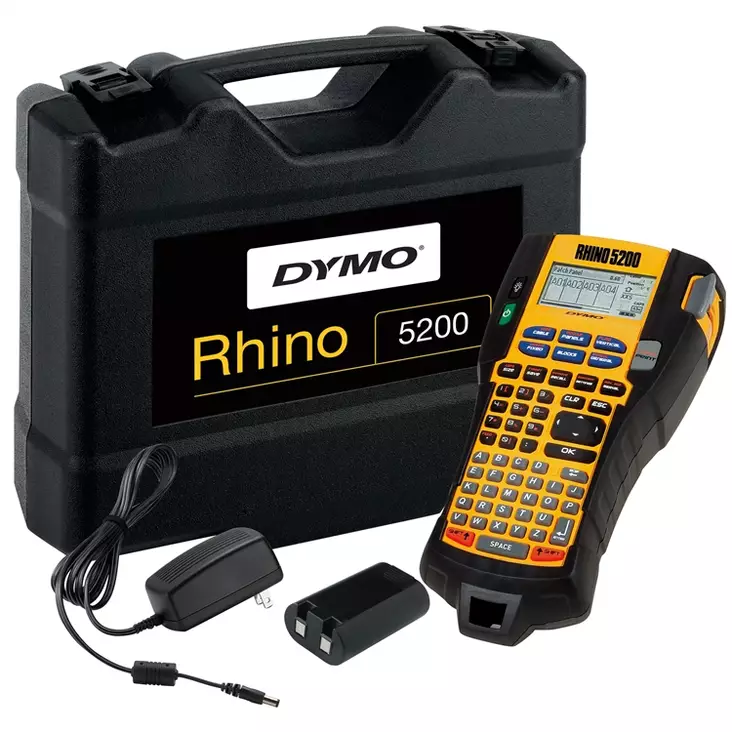 Tarratulostin DYMO Rhino 5200 Label Maker + salkku - Dymo tarrakirjoittimet ja tarrateipit - 254012 - 1