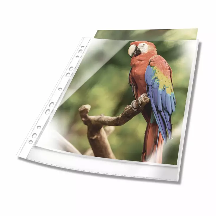 Kansiotasku PREMIUM A4 valkoisella tunnisteraidalla 25kpl - Kansiotaskut - 265502 - 1