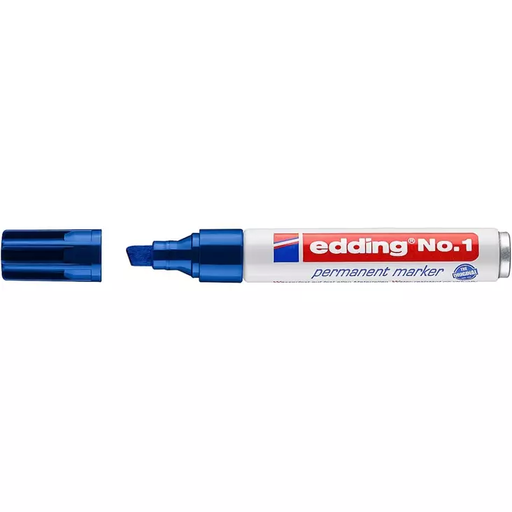Merkintäkynä edding No.1 pysyvä sininen - Merkkauskynät, -tussit - 451112 - 1