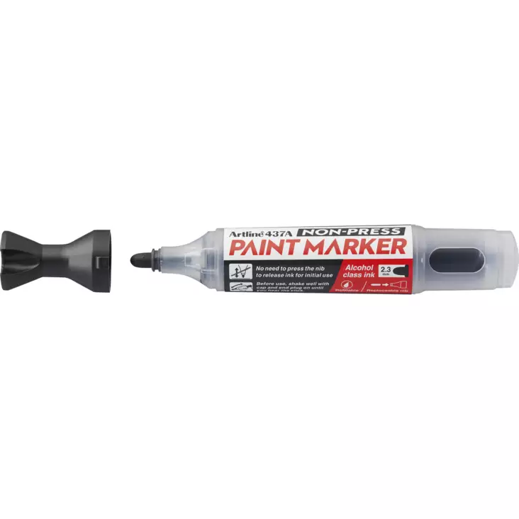 Artline Non-press maalitussi 437A Musta - Merkkauskynät, -tussit - ART043702 - 1
