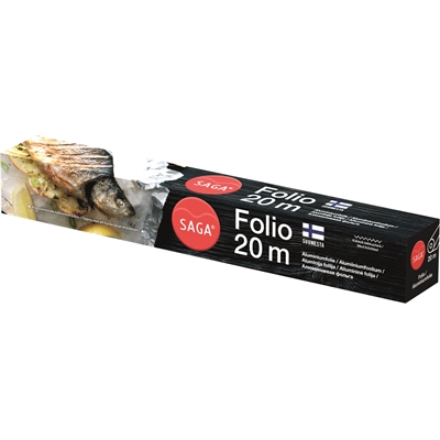 Alumiinifolio Saga 30 cm x 20 m - Siivous-ja keittiötarvikkeet - 264112 - 1