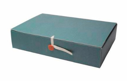 Arkistokotelo A4 nappi/nauha 8cm - Arkistointi - 120062 - 1