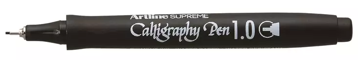 Artline Supreme kalligrafiakynä 1 mm musta - Kalligrafiakynät - ART0024102 - 1