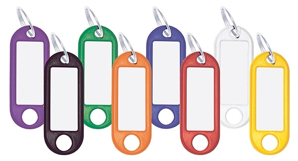 Avainperä 22x50mm nimilapulla - Avaimenperät, avainkaapit - 874062 - 1