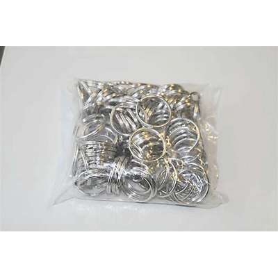 Avainrengas halk. 24mm 100 kpl/pss - Avaimenperät, avainkaapit - 208372 - 1