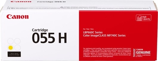 Canon 055H Yellow Hi cap Toner Cartridge - Hp laserkasetit - 3017C002 - 1