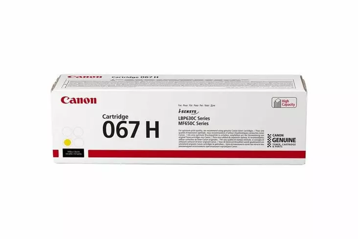 Canon 067H värikasetti Yellow 2350 s. - Canon laserkasetit - 5103C002 - 1