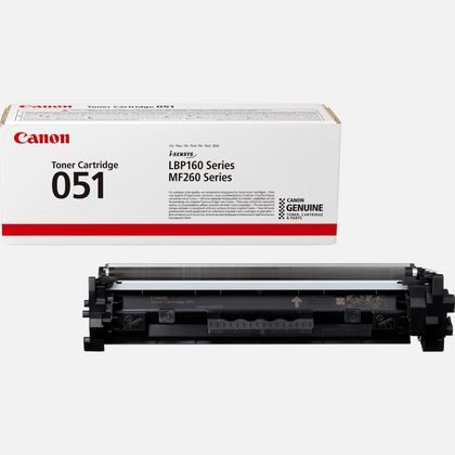 Canon CRG 051 Black Toner 1.7K - Canon laserkasetit - 2168C002 - 1