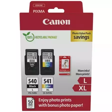 Canon PG-540L/CL-541XL Photo Value Pack - Canon mustesuihkupatruunat - 5224B012 - 1