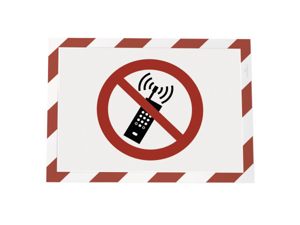 DURAFRAME® SECURITY A4 2kpl Punainen/valkoinen - Infotaskut, julistekehykset - 4944132 - 1