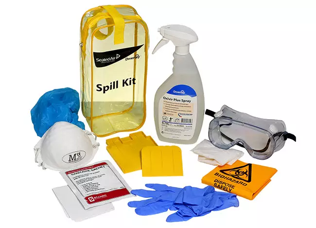 Eritetahrapakkaus Oxivir Plus Spill Kit - Pesu- ja puhdistusaineet - 83592 - 1