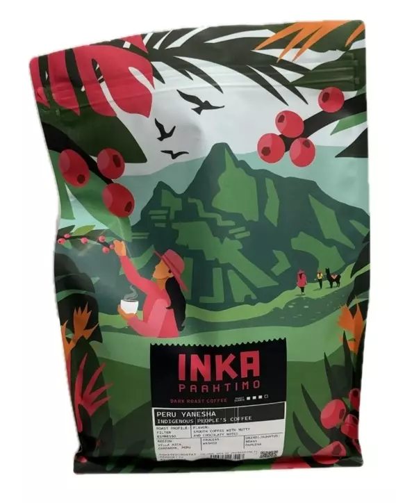 Kahvi Inka Peru Yanesha papu 1 kg - Kahvit ja suodatinpaperit - 450012 - 2