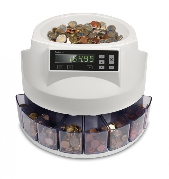 Kolikkolaskuri Safescan 1250 (EUR) 220kpl/min - Setelintunnistimet, kolikkolaskurit - 31722 - 1