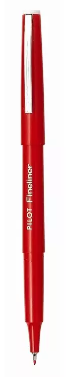 Kuitukärkikynä Pilot Fineliner F punainen - Merkkauskynät, -tussit - 302152 - 1