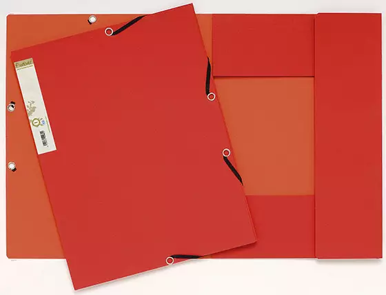 Kulmalukkokansio Exacompta A4 kierrätetty punainen - Kansiot - 69572 - 1