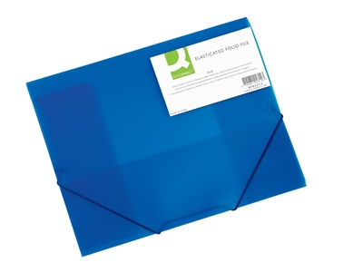 Kulmalukkosalkku Q-Connect PP frost sininen - Kansiot - 202052 - 1