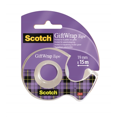 Lahjateippi Scotch GV1975 katkoja 19mmx15m - Toimistoteipit, teipinkatkojat - 248112 - 1