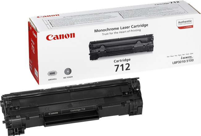 Laserkasetti Canon 712 musta (HP CB435A) - Canon laserkasetit - 1870B002 - 2
