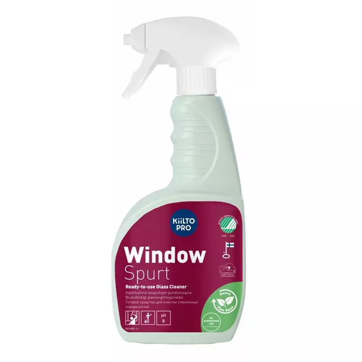 Lasipintojen puhdistusaine Kiilto Window Spurt 750ml - Pesu- ja puhdistusaineet - 264302 - 1