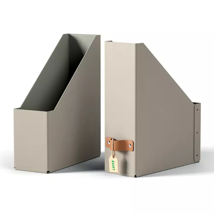 Lehtikotelo Leitz Puro 2kpl beige - Lomakelaatikot, kortistolaatikot - 24710012 - 1