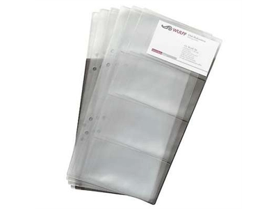 Lisätaskut käyntikorttirengaskansioon /10 kpl pussi - Käyntikorttitelineet ja -kansiot - 200422 - 1