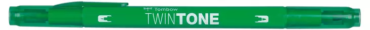 Marker Tombow TwinTone vihreä 0,3/0,8 - Merkkauskynät, -tussit - TOM13062 - 1