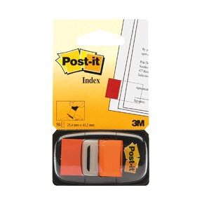 Merkkaaja Post-it 25,4x43,2 orange - Teippimerkit, merkkaajat - 7000144932 - 1