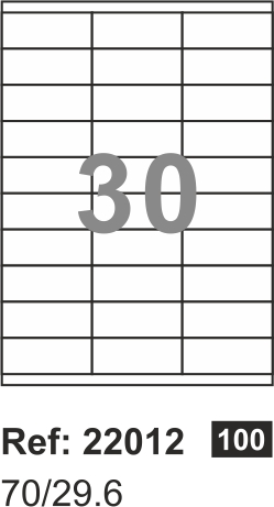 Monitoimitarra A4 30-os 70X29,6 100kpl - Paperitarra-arkit A5, A4 - F22098 - 1